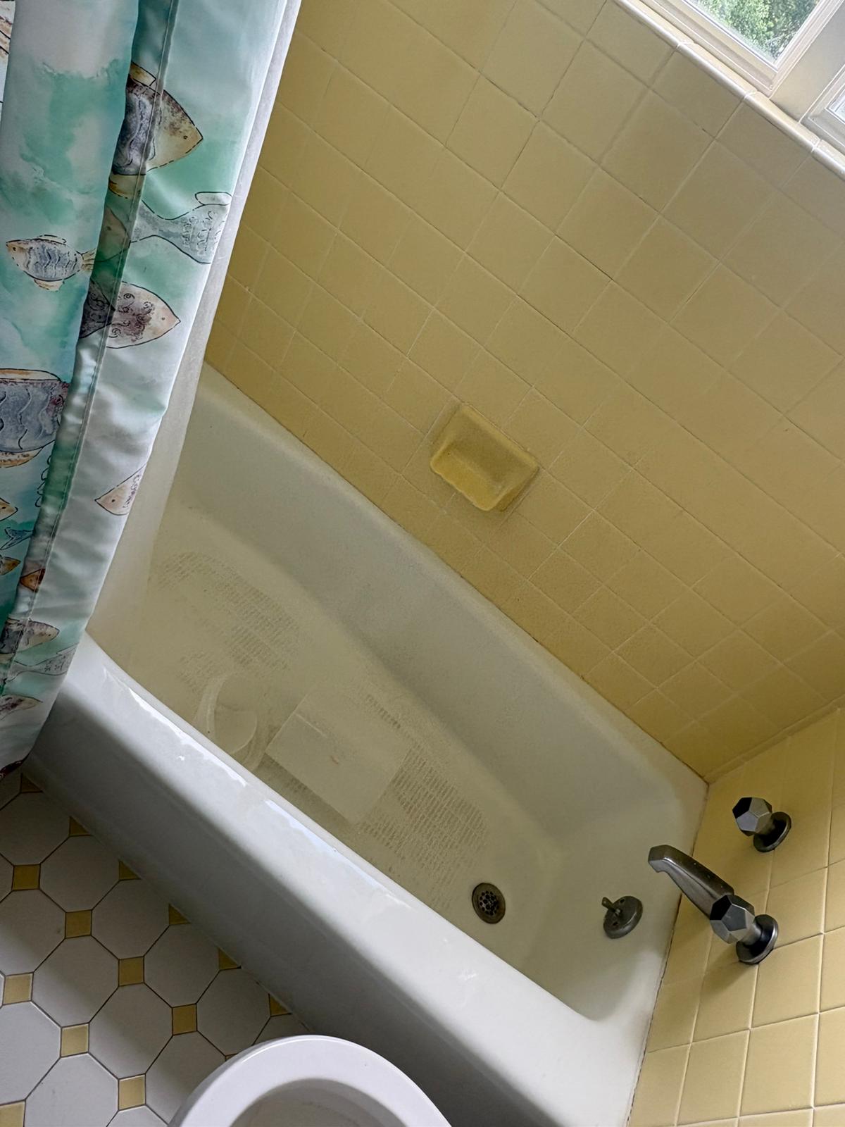 Bathroom detail clean — after
