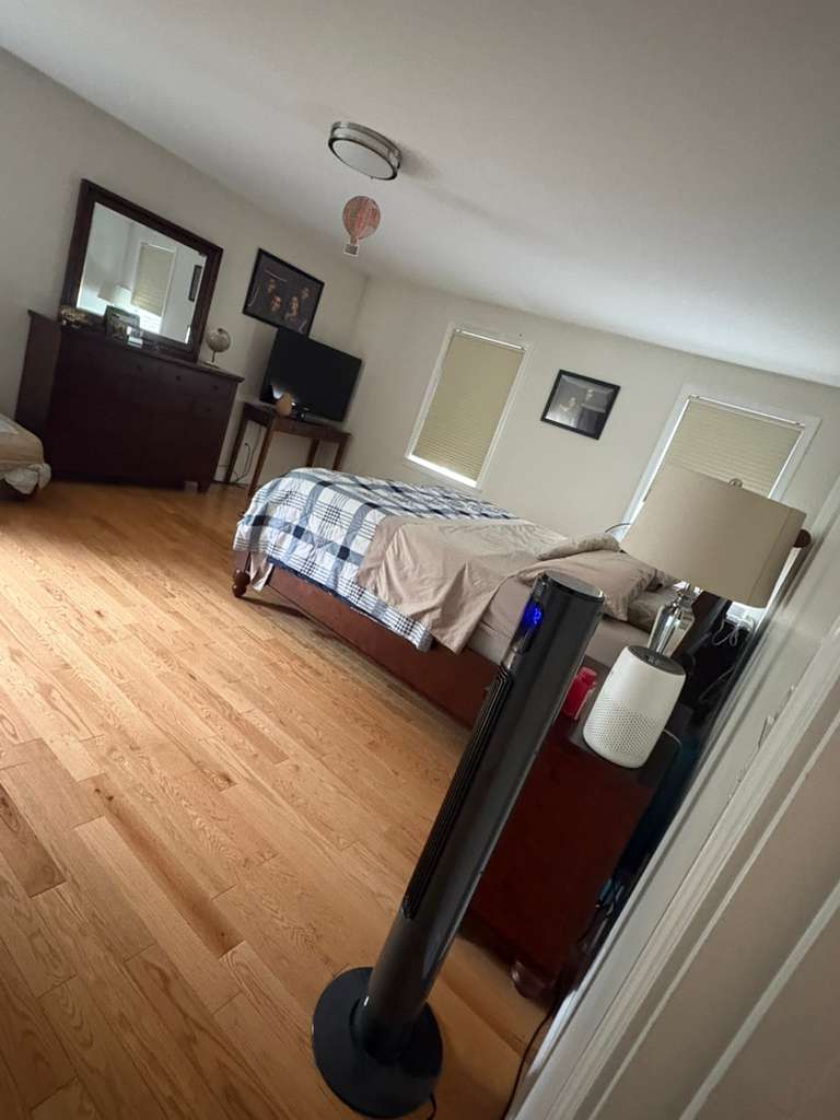 Bedroom deep clean — after
