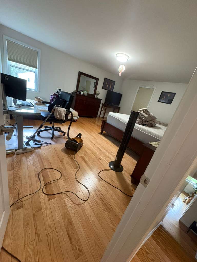 Full bedroom reset — before